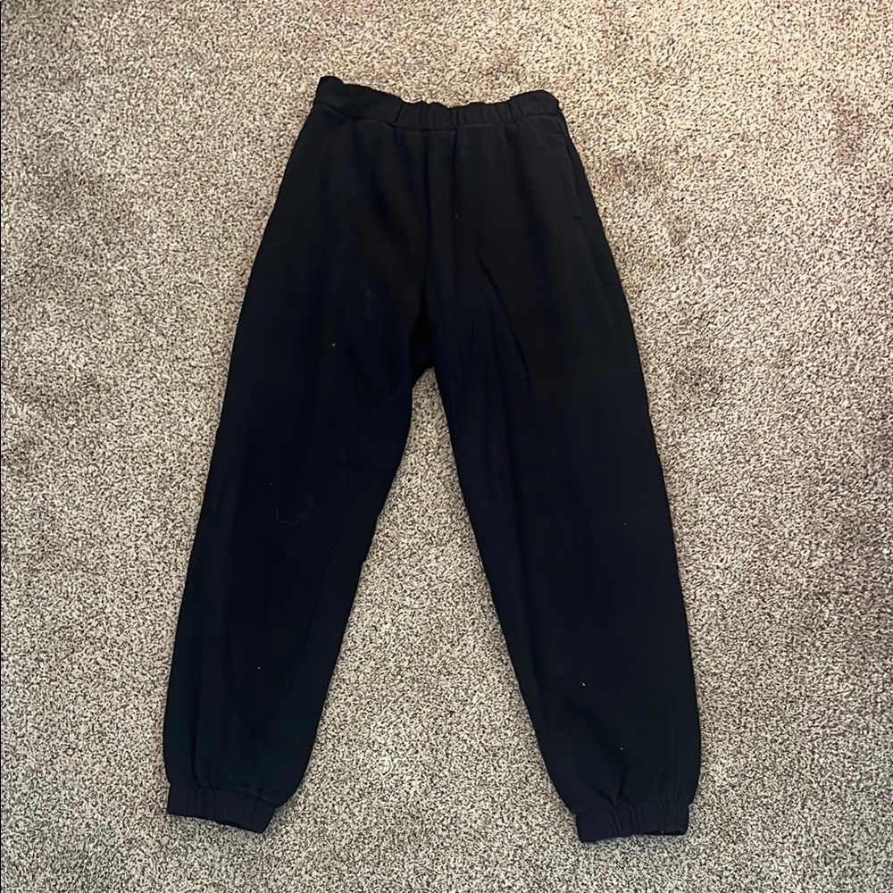 Hollister Black Adjustable-Rise Sweatpants